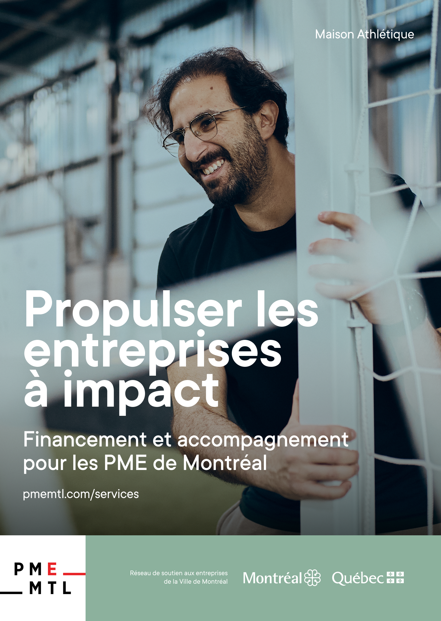 Maquette client PME MTL, Propulser les entreprises à impact